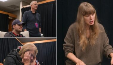 The Taylor Swift Surprise Song Mashup That Made Her Whole Family Cry