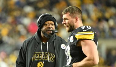 On Tuesday, Mike Tomlin had no updates about T.J. Watt
