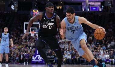 Santi Aldama scores a career-high 37 points, with 7 3-pointers, to lead the Grizzlies past the Jazz