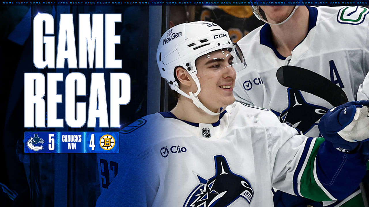 Lankinen Perfect in Shootout, Canucks Beat Boston for Fourth Consecutive Win