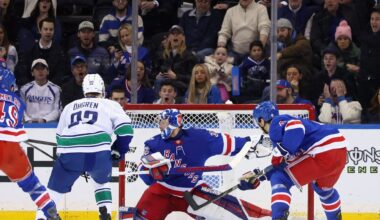 Ohgren's first goal with the Canucks