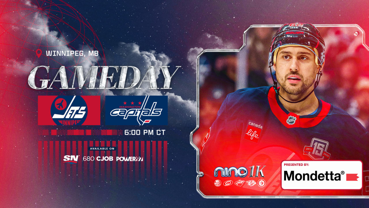 GAMEDAY: Capitals at Jets | Winnipeg Jets
