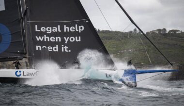 Rolex Sydney Hobart underway in strong southerlies and nasty seas