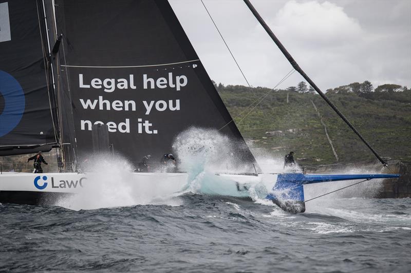 Rolex Sydney Hobart underway in strong southerlies and nasty seas