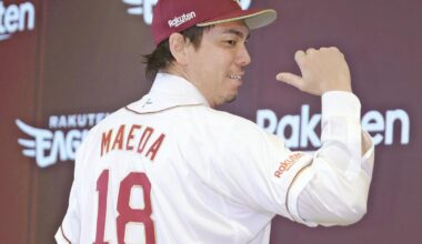 Kenta Maeda Joins Rakuten Eagles; Returns from American MLB to Japanese Pro Baseball for First Time Since 2015