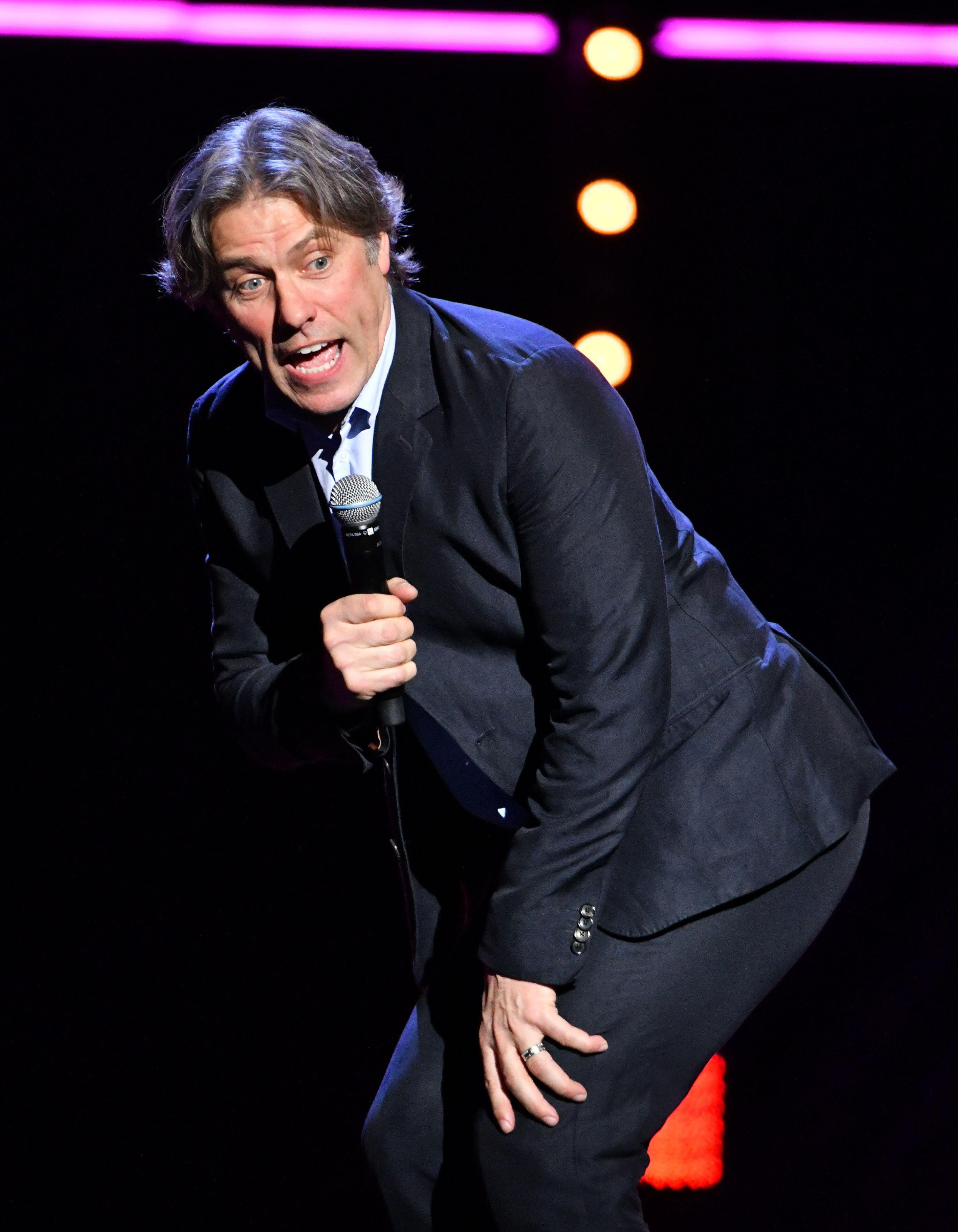 John Bishop performing during the Teenage Cancer Trust comedy night, at the Royal Albert Hall, London. Picture date: Wednesday March 27, 2019. Photo credit should read: Matt Crossick/Empics
