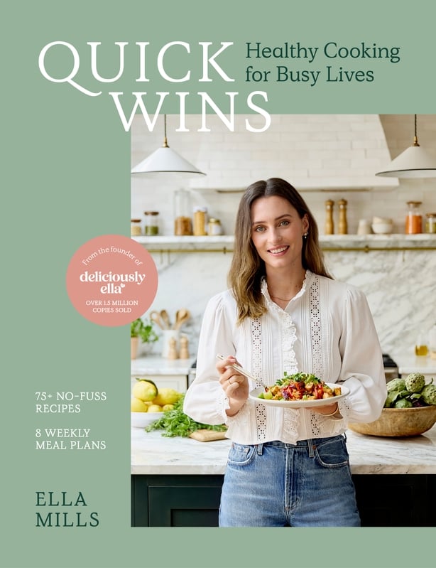 The cover of Ella Mills' cookbook Quick Wins