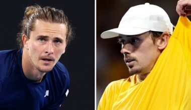 Alex de Minaur on brink of top five ranking, Alexander Zverev to play Kooyong Classic