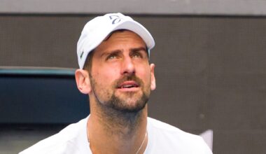 Novak Djokovic ahead of the 2026 Australian Open