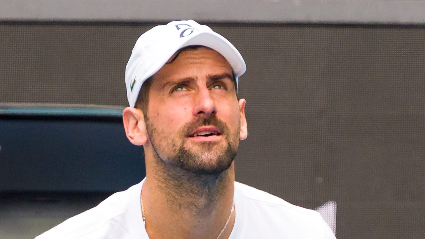 Novak Djokovic ahead of the 2026 Australian Open