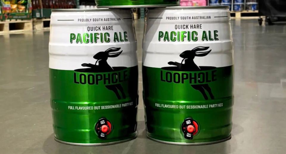 The 5 litre keg of beer was available at four states or territories in Australia. Picture: Facebook/Costco