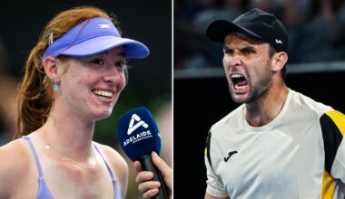 Adelaide crowd erupts as home heroes Maya Joint and Stefanos Tsitsipas demolish tennis champions