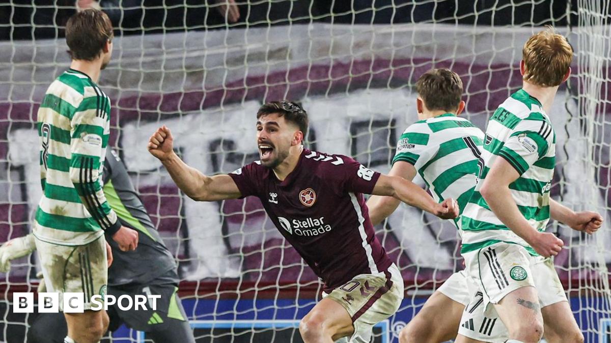 Claudio Braga's late goal ensured a point for depleted Hearts against Celtic