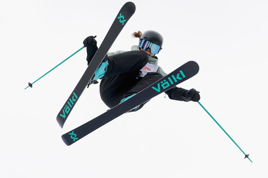 Indra Brown competing at a world Cup event in Colorado.