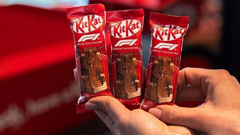 KitKat secures official chocolate partnership with Formula 1 globally