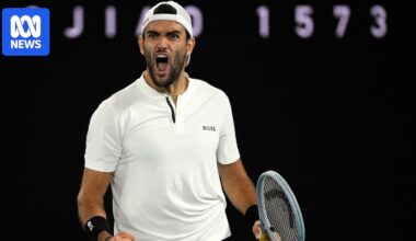 Matteo Berrettini fighting illness ahead of Australian Open clash against Alex de Minaur