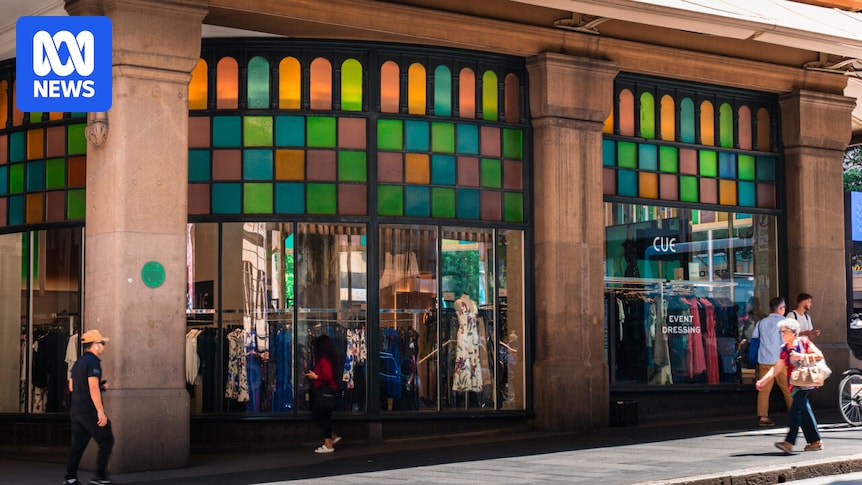 Push for QVB's colourful glass to be made clear for more 'visibility' into stores