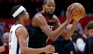 Sengun and Durant score 33 apiece as Rockets beat the Grizzlies 108-99 :: WRAL.com