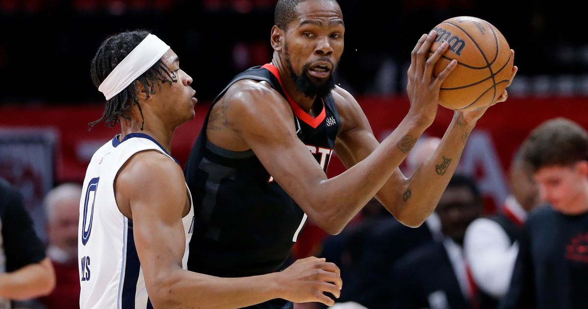 Sengun and Durant score 33 apiece as Rockets beat the Grizzlies 108-99 :: WRAL.com