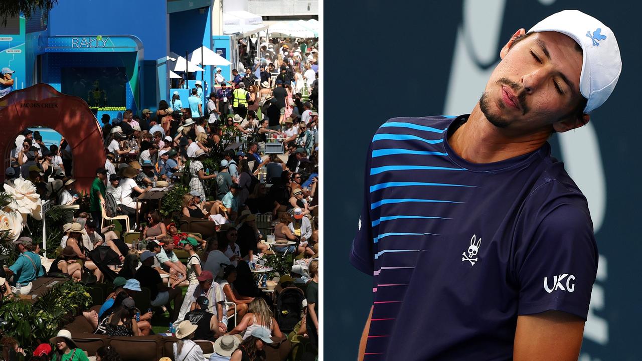 Day 1 Talking Points, analysis, too many fans at Melbourne Park, crowd record, Alexei Popyrin form decline, Jordan Thompson, players influencing match schedule