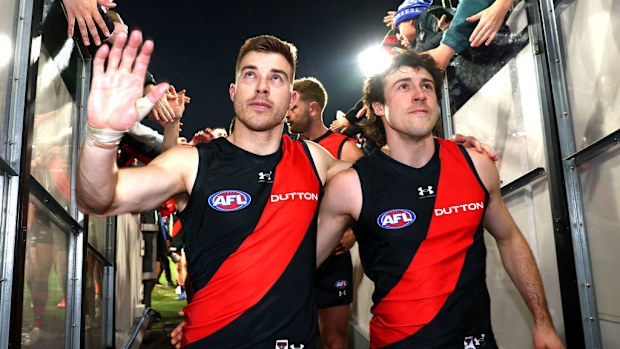 Zach Merrett and Andrew McGrath. 