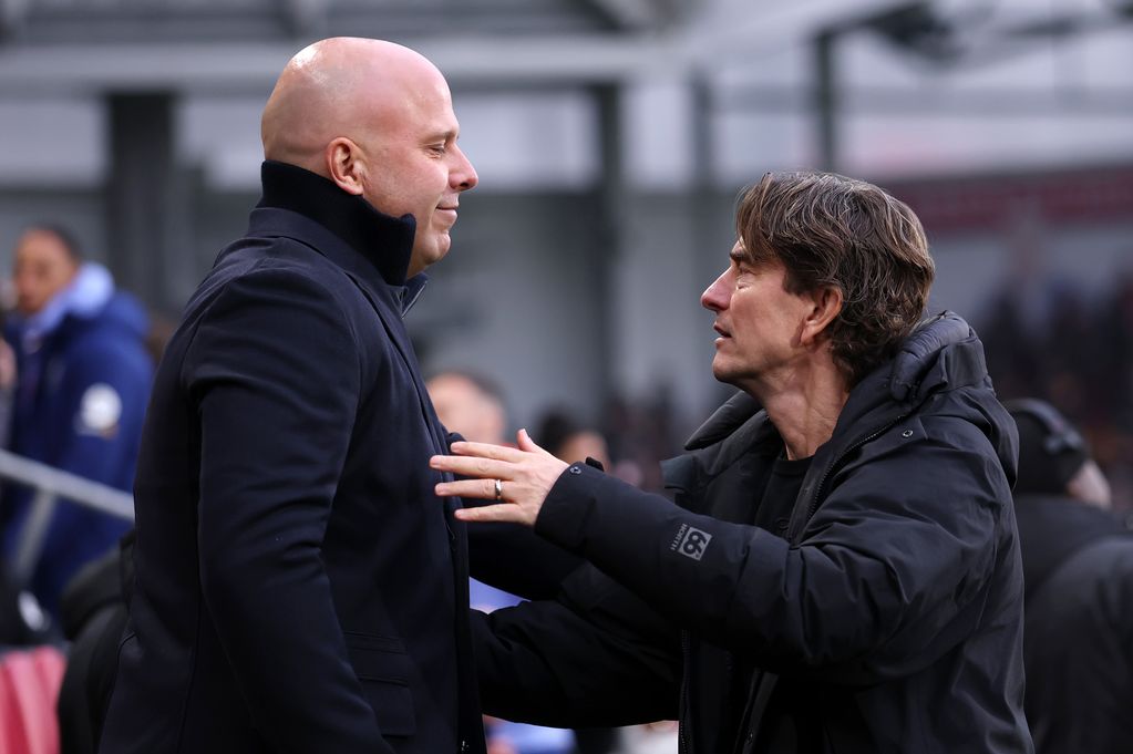 Arne Slot and Thomas Frank are both under pressure