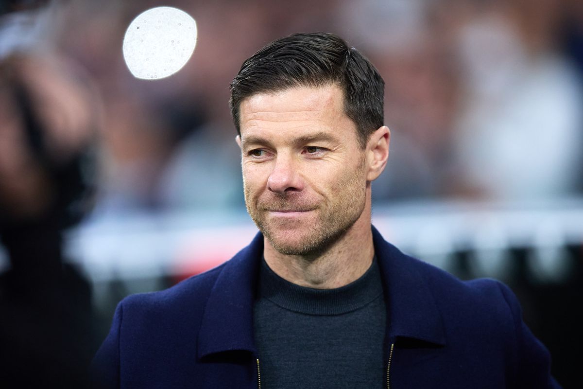 Former Real Madrid manager Xabi Alonso grinning