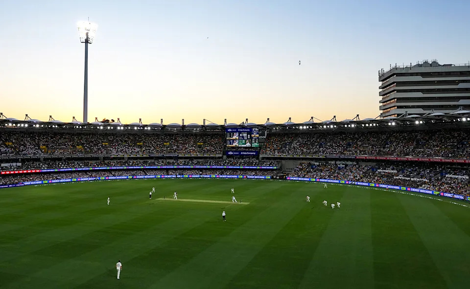 A general view of the Gabba for the second Ashes Test between Australia and England.