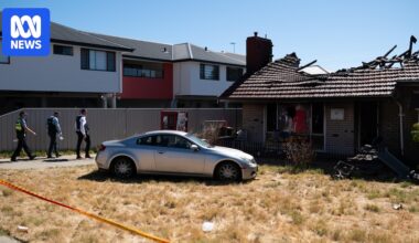 Fire authorities work to determine if two people were home during destructive house fire in Bentley
