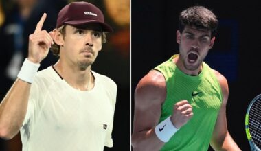 Alex de Minaur urged to come to the net in blockbuster Australian Open clash against Carlos Alcaraz