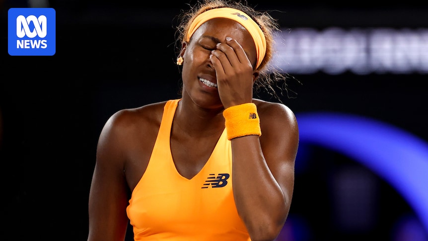 Coco Gauff backed by ex-players after smashing racquet at Australian Open