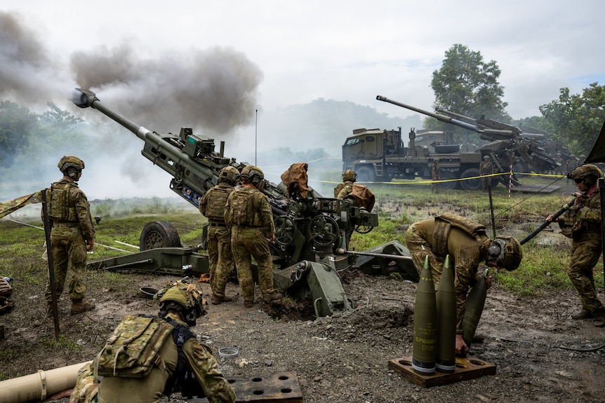 Australian soldiers in the Philippines