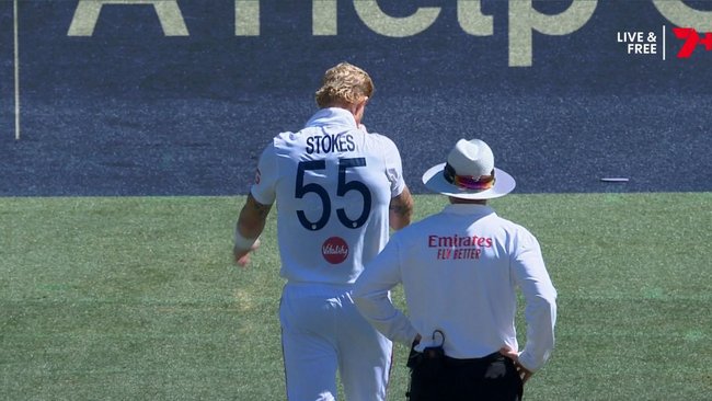 England captain Ben Stokes has left the filed early on Day 4 of the SCG Test.