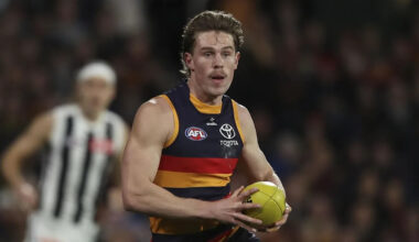 Crows AFL young gun suffers knee injury at training