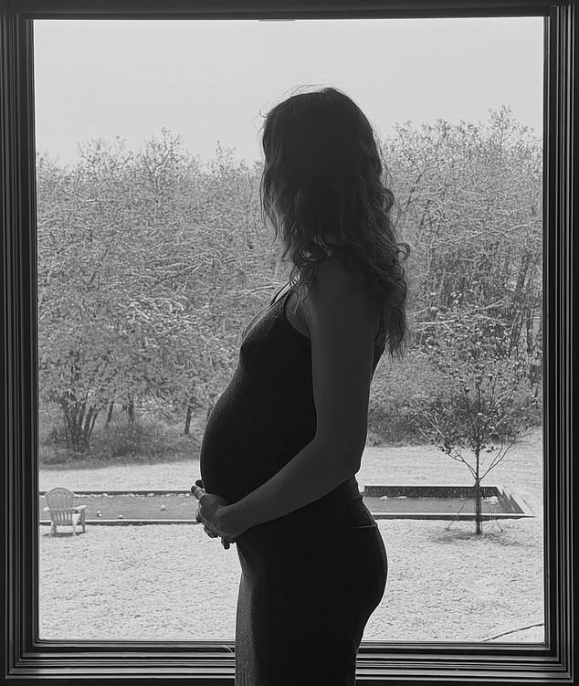 In November, the actress revealed her pregnancy while sharing a glimpse of her 40th birthday celebrations, which included a camping trip with Adams - whom she married in 2016