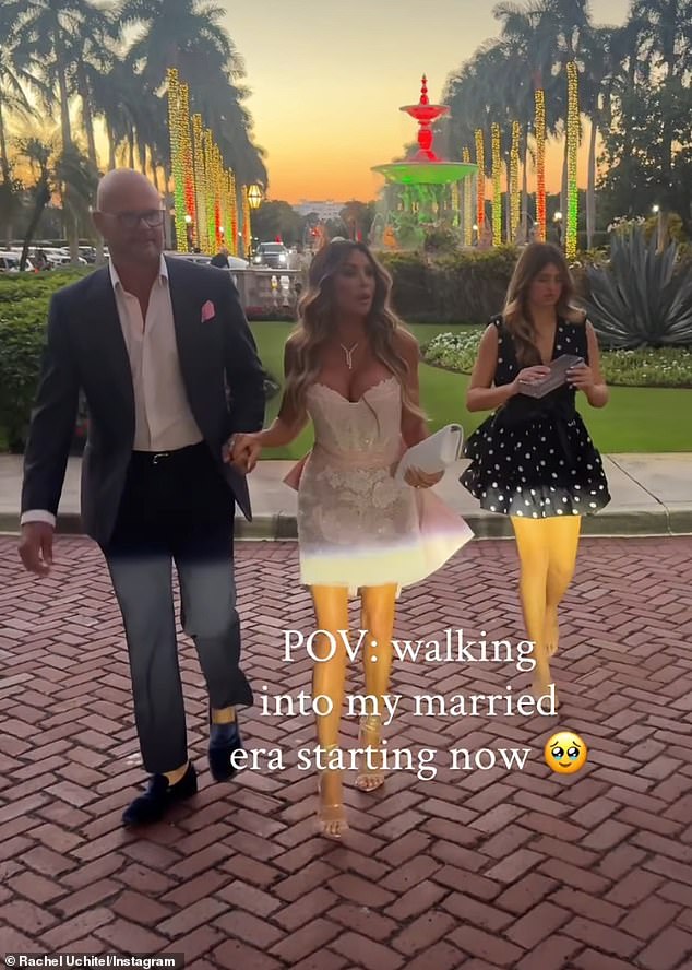 Uchitel has been sharing photos and videos on Instagram ahead of the lavish wedding