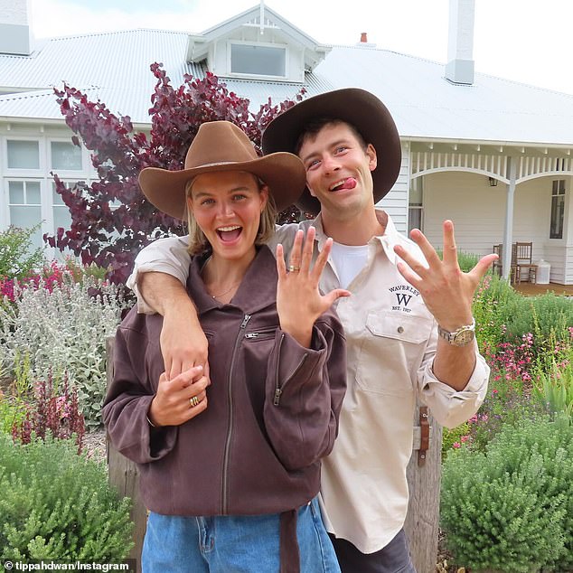 Josh Dunkley and Tippah Dwan have begun 2026 by marking a new chapter in their lives. The AFL player and his netballer love announced their engagement on New Year's Day with a sweet Instagram post. Both pictured