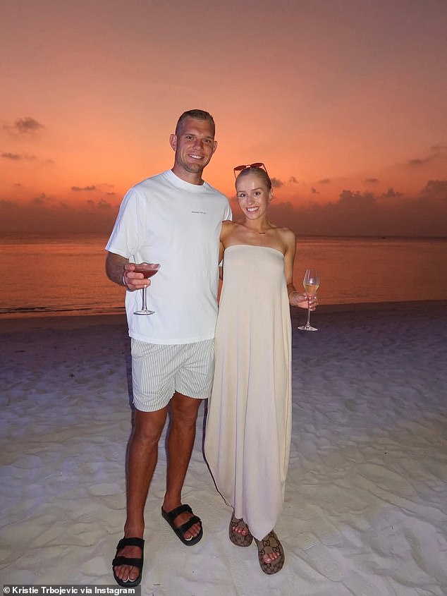 Tom Trbojevic and his fashion designer wife, Kristi Wilkinson, have given NRLfans an insight into their stunning honeymoon in the Maldives