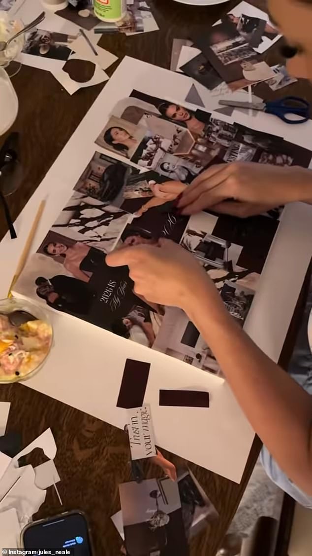 While no people were identified in the short clip, it showed a group of women sitting around a dining table