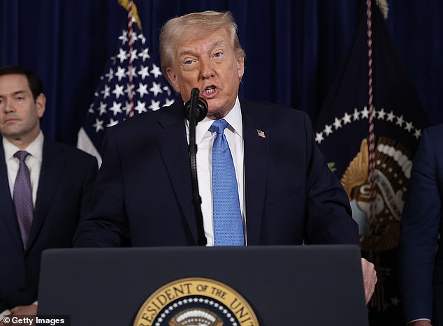 Donald Trump announced the US had successfully taken Maduro and his wife out of Venezuela early Saturday morning