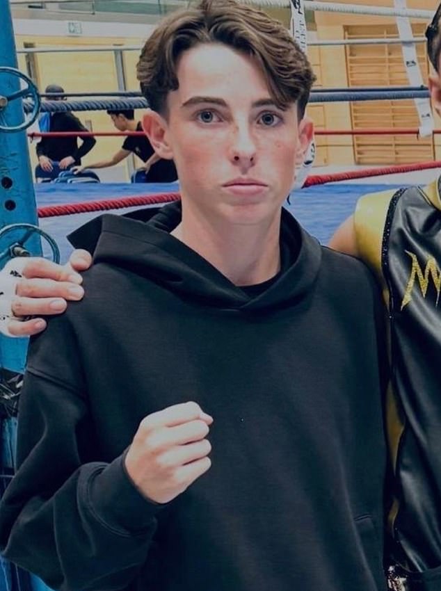 Benjamin Johnson, 18, a member of the Lausanne Boxing Club, died alongside at least 39 others on New Year's Eve as an inferno ravaged the popular Constellation bar in Crans-Montana