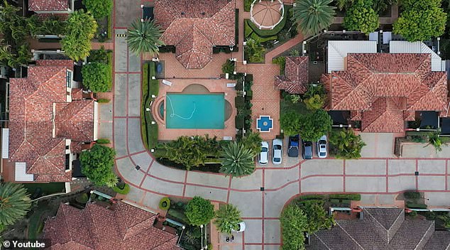 Ms Wang has listed a property for sale in the gated community describing it as set in a 'peaceful complex' in a prized school catchment area