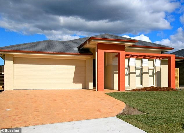 In 2011, the couple used a 10 per cent deposit to start their investment journey and built a $440,000, four-bedroom house in the Newcastle suburb of Fletcher (pictured). Now the property has an estimated value of $1.04million