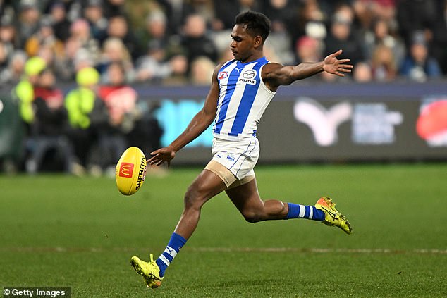 Spicer played 12 AFL games for North Melbourne before being delisted at the end of the 2023 season