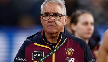 Brisbane Lions coach Chris Fagan (pictured) has spoken publicly on the situation surrounding star player Lachie Neale