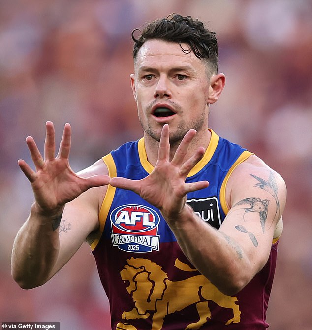 The Lions star (pictured) has stepped down as co-captain of the club