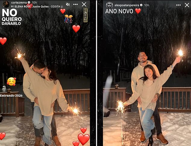 The MMA power couple only went Instagram official just over a week ago on New Year's Eve