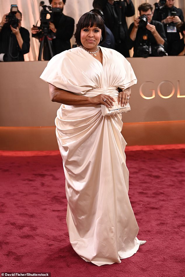 Natasha Rothwell looked angelic in white