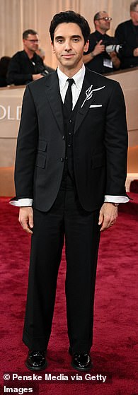 Paul W. Downs looked sharp in black