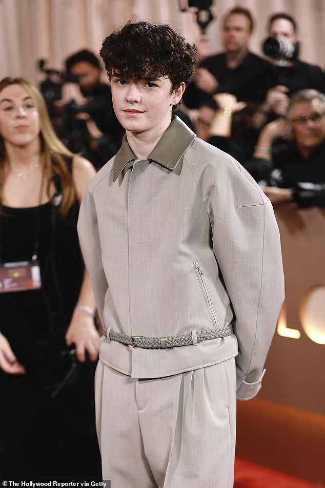 Adolescence star Owen Cooper traded traditional black-tie attire for a more avant-garde outfit